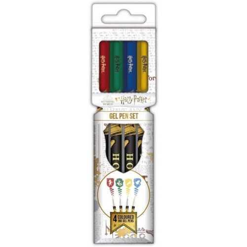 Harry potter ensemble de stylos a encre gel aux couleurs des maisons de poudlard