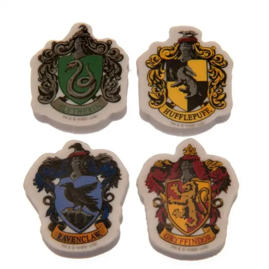 Harry potter eraser set houses 1