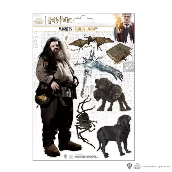 Harry potter hagrid planche de 7 magnets en mousse