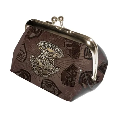 Harry potter hogwarts houses portemonnaie avec fermoir 10x7cm