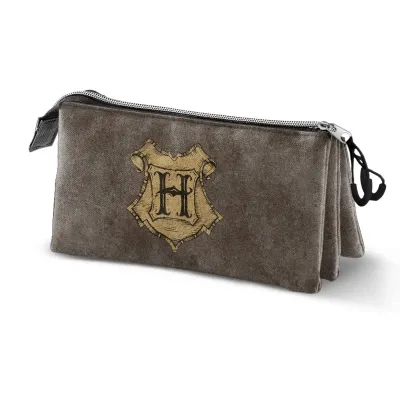 Harry potter hogwarts trousse triple 23x11x10cm