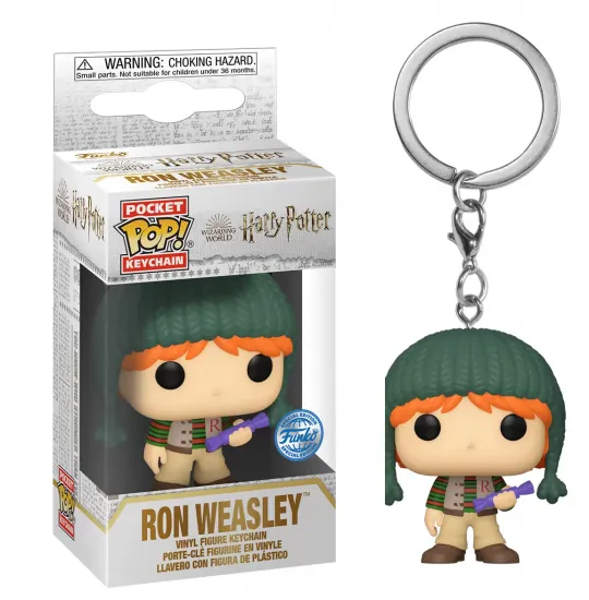 Harry potter holiday pocket pop keychains 20eme ann ron