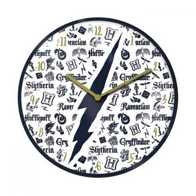 Harry potter infographic horloge en plastique diametre 25cm