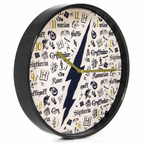 Harry potter infographic horloge murale 25cm 1