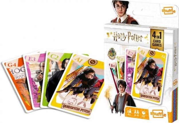 Harry potter jeu de cartes 4 en 1