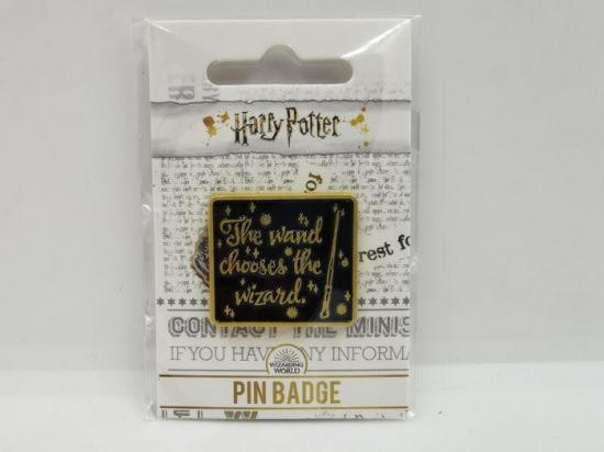 Harry potter la baguette choisit son sorcier pin s en email 1