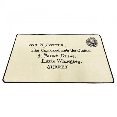 Harry potter lettre de poudlard tapis 75x130cm