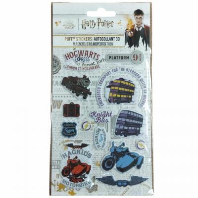 Harry potter magical motors puffy stickers 1