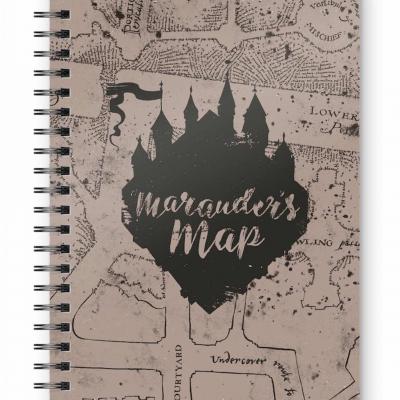 Harry potter marauder s map cahier spirale a5
