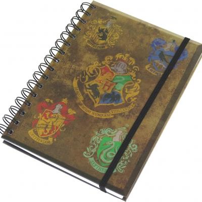 Harry potter notebook a5 hogwarts crest