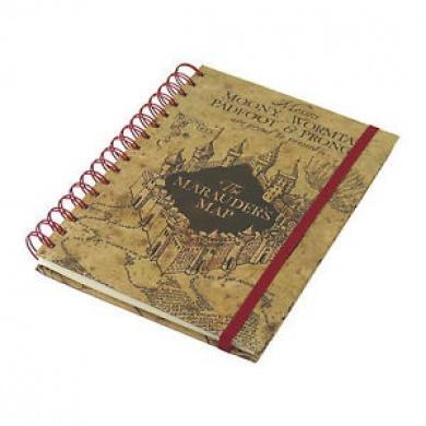 Harry potter notebook a5 the marauders map