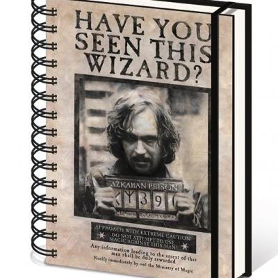 Harry potter notebook a5 wanted sirius black