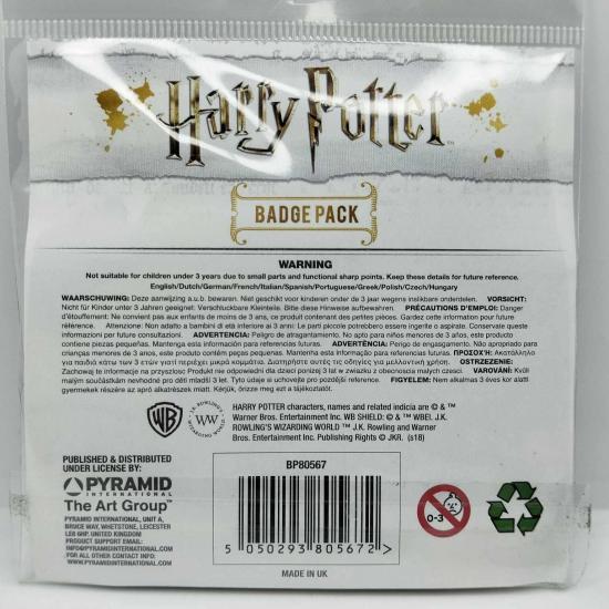 Harry potter pack 5 badges symbols 1