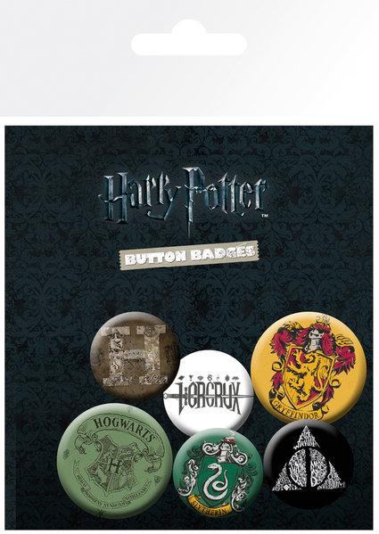 Harry potter pack 6 badges mix