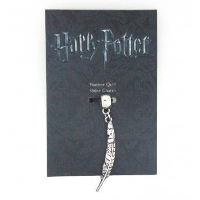 Harry potter pendentif slider charm 03 feather quill