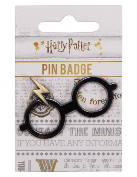Harry potter pin badge enamel glasses and scar 1