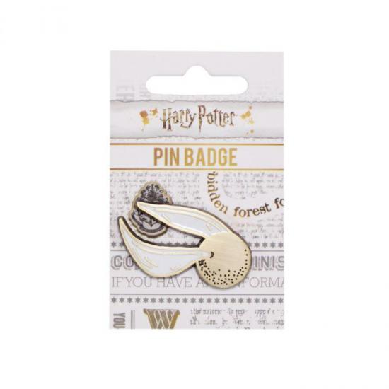 Harry potter pin badge enamel golden snitch