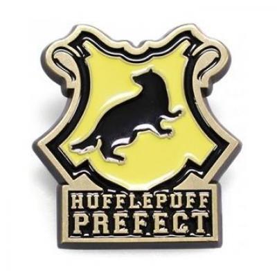 Harry potter pin badge enamel hufflepuff prefect