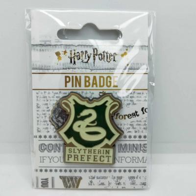Harry potter pin badge enamel slytherin prefect
