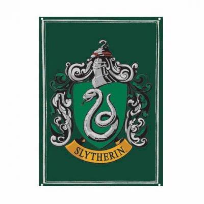 Harry potter plaque metal 21 x 15 slytherin