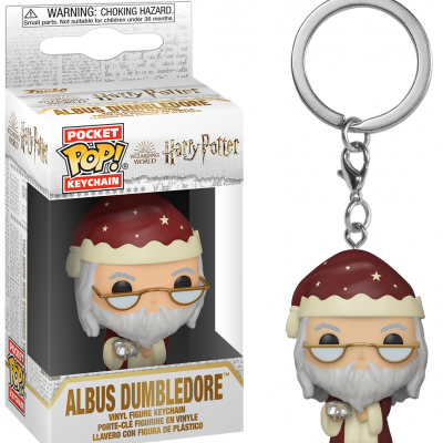 Harry potter pocket pop keychain holiday albus dumbledore