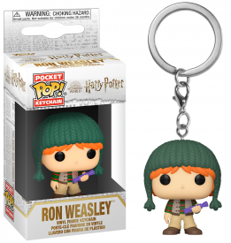 Harry potter pocket pop keychain holiday ron weasley 1