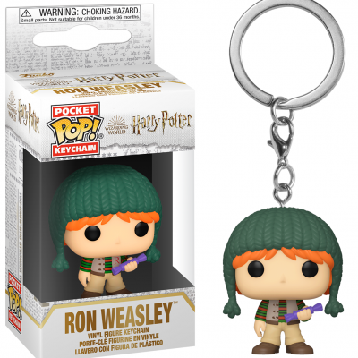 Harry potter pocket pop keychain holiday ron weasley