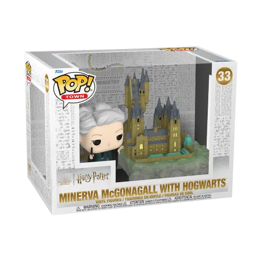 Harry potter pop town n 33 20eme anniv minerva avec poudlard