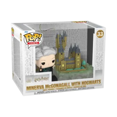 Harry potter pop town n 33 20eme anniv minerva avec poudlard