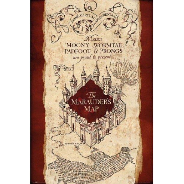 Harry potter poster 61x91 the marauders map