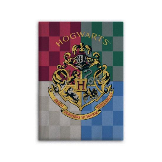 Harry potter poudlard plaid polaire 100 microfibre 70x140cm