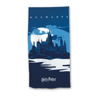 Harry potter poudlard serviette de plage 100 polyester 70x140cm