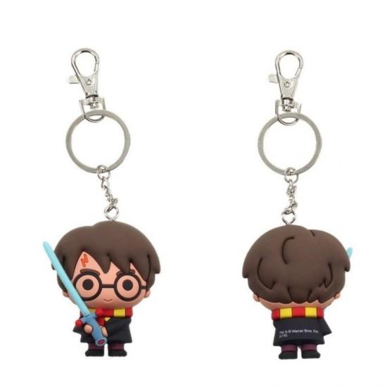 Harry potter rubber figure keychain harry potter sword of gryff