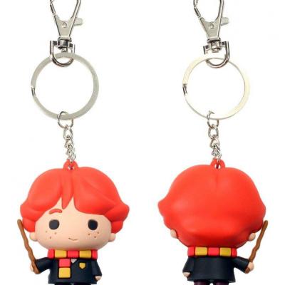 Harry potter rubber figure keychain ron weasley