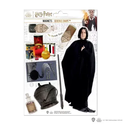 Harry potter severus rogue planche de 8 magnets en mousse