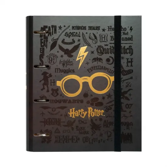 Harry potter vif d or classeur 4 anneaux 32x27 5cm 3