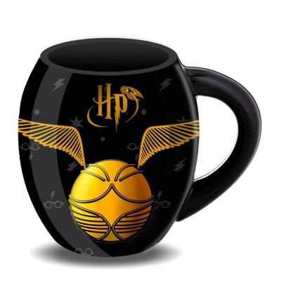 Harry potter vif d or tasse ovale 8x10x8cm