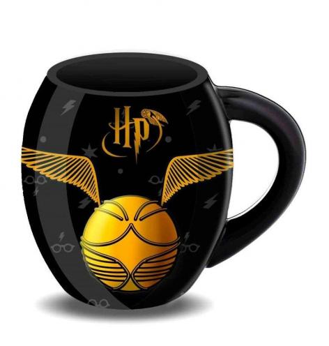 Harry potter vif d or tasse ovale 8x10x8cm