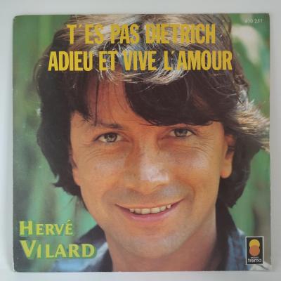 Herve vilard t es pas dietrich single vinyle 45t occasion