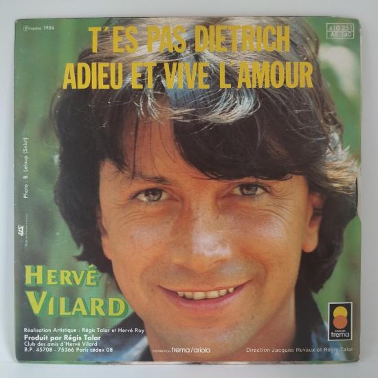 Herve vilard t es pas dietrich single vinyle 45t occasion 1