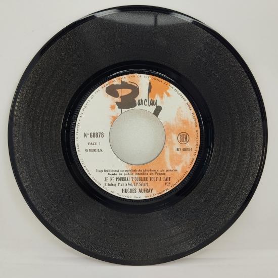 Hugues aufray je ne pourrai t oublier tout a fait pressage promo jukebox single vinyle 45t occasion 2