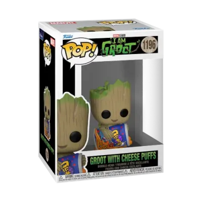 I am groot pop n 1196 groot with cheese puffs