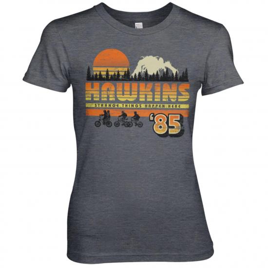 STRANGER THINGS - Hawkins '85 Vintage - T-Shirt Femme