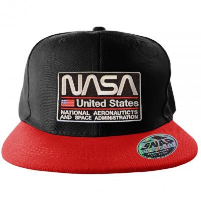 NASA UNITED STATES - Casquette Standard Snapback Rouge/Noir