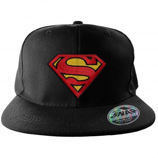 SUPERMAN - Logo - Casquette Standard Snapback Noir