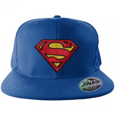 SUPERMAN - Logo - Casquette Standard Snapback Bleu