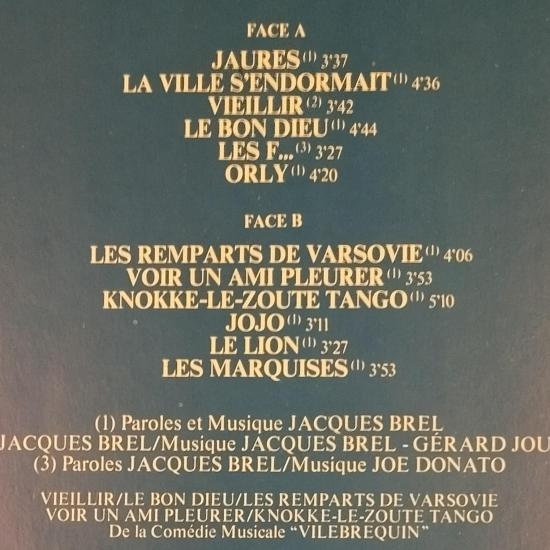 Jacques brel brel album vinyle occasion 2