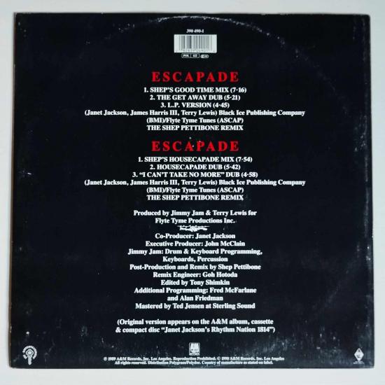 Janet jackson escapade maxi single vinyle occasion 1