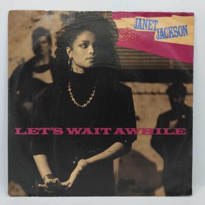 Janet jackson let s wait awhile single vinyle 45t occasion