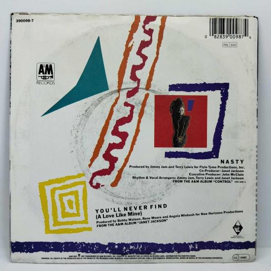 Janet jackson nasty single vinyle 45t occasion 1